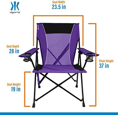 Dual Lock Sports Chair Kawachi Purple — photo 3
