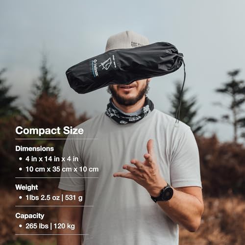 Ultralight compact camping chair in black — photo 5