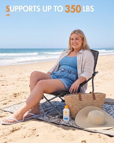 Low Profile Mesh Back Beach Chair — photo 5