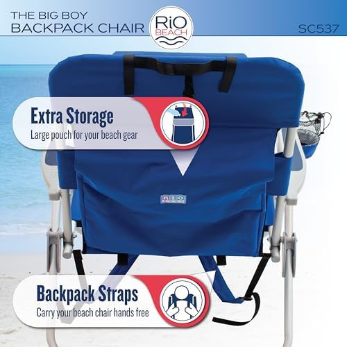 Rio beach big boy high seat folding chair — photo 3