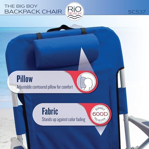 Rio beach big boy high seat folding chair — photo 5