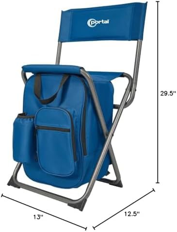Portable Folding Stool with Cooler Backpack — photo 3