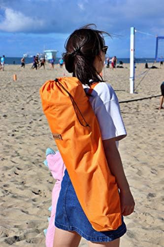 Orange low profile beach camping folding chair duo — photo 5