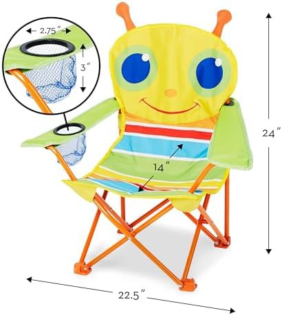 Giddy Buggy Kids Folding Lawn Chair — photo 3