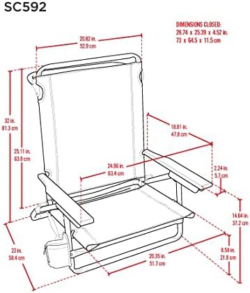 Tommy bahama classic lay flat beach chair — photo 3