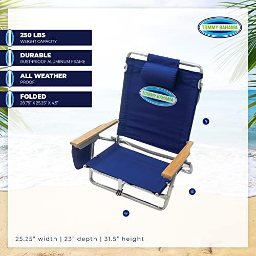 Tommy bahama classic lay flat beach chair — photo 5