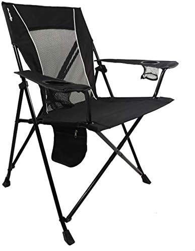 Vik Black Polyester Mesh Steel Chair