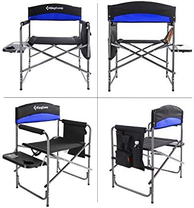Portable folding directors chair with cup holder — photo 4