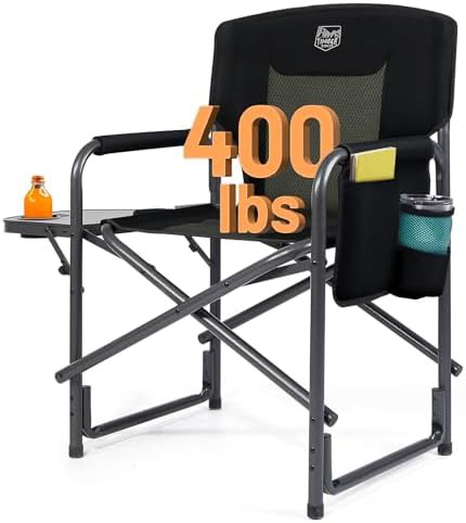 Aluminum oversized camping chair 400 lbs