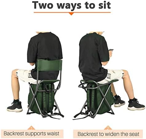 Backpack Cooler Chair with Integrated Stool — photo 5