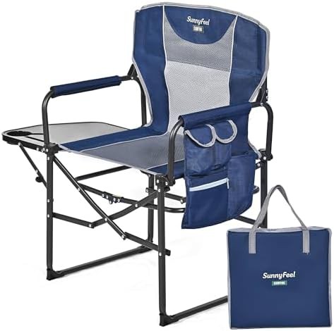 Collapsible director camping chair with table — photo 4