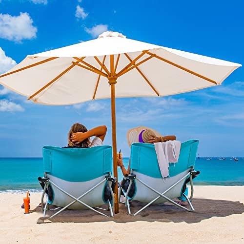 Mesh back low folding beach chair — photo 3