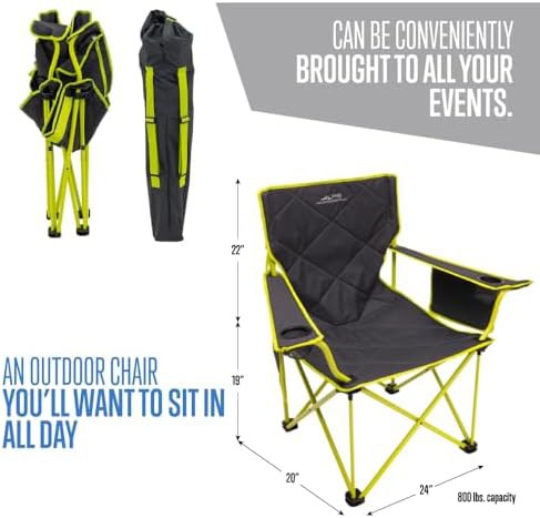 Charcoal citrus king kong camping chair — photo 2