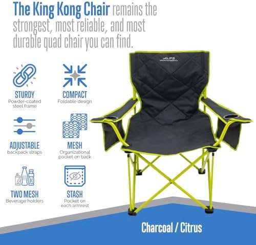 Charcoal citrus king kong camping chair — photo 4