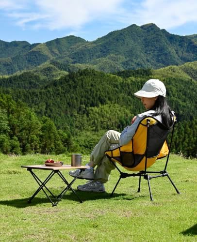 Yellow Ultralight Anti Sinking Compact Chair — photo 5