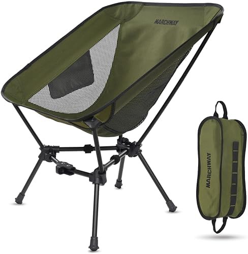 Compact supportive green outdoor chair