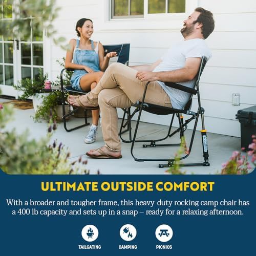 Indigo blue freestyle rocker xl chair — photo 3