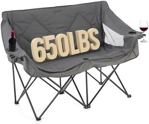 Duo camping chair loveseat portable