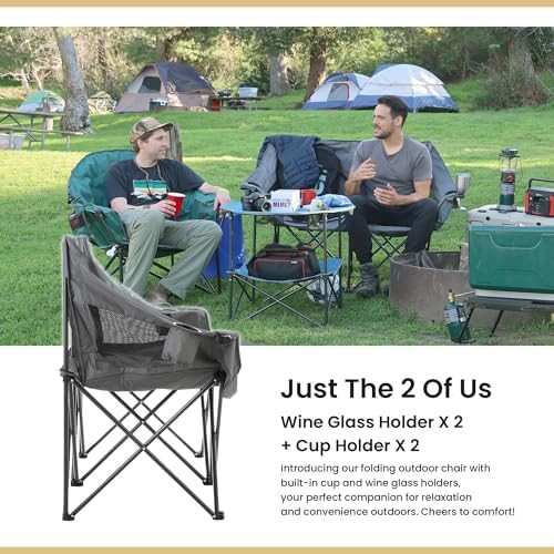 Duo camping chair loveseat portable — photo 4