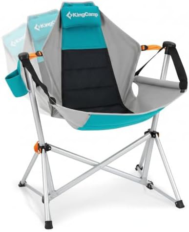 Swinging hammock camping chair for adults