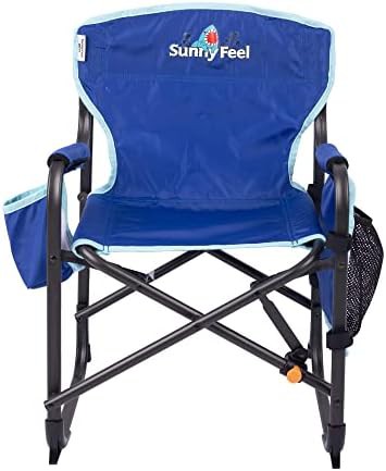 Kids blue folding outdoor camping chair