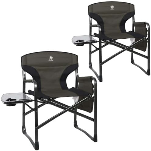 Lightweight aluminum director camping chair heavy duty