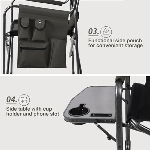 Lightweight aluminum director camping chair heavy duty — photo 5
