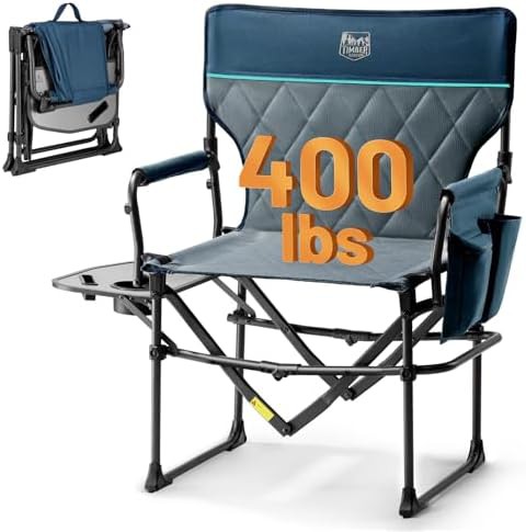 Portable directors camping chair heavy duty