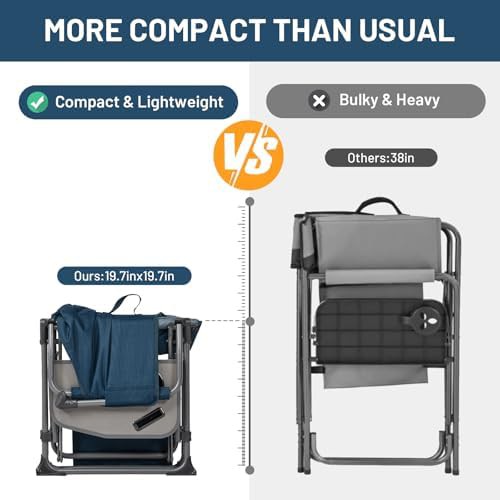 Portable directors camping chair heavy duty — photo 5