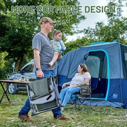 Heavy duty portable directors camping chair — photo 4