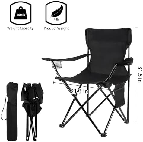 Four pack folding chairs black — photo 3