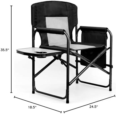 Yestomo heavy duty director folding chair — photo 3