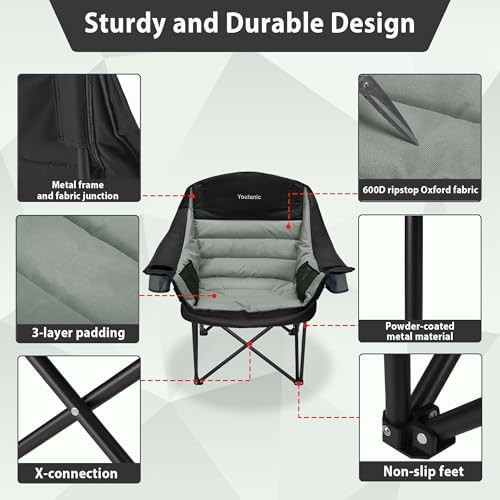 Oversized Portable Folding Camping Chair — photo 5
