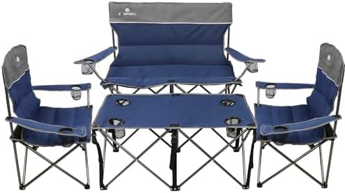 Four Piece Camping Set with Sofa and Table