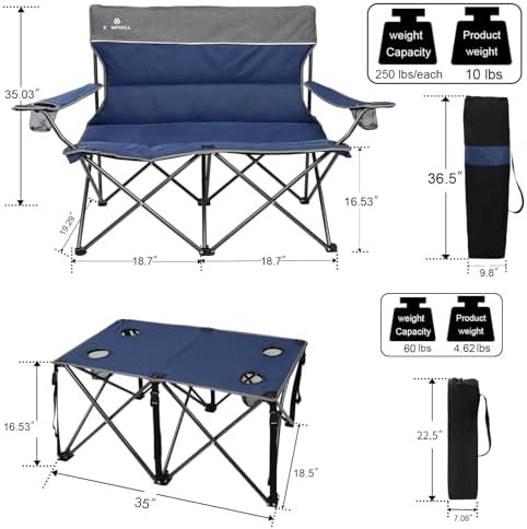 Four Piece Camping Set with Sofa and Table — photo 3