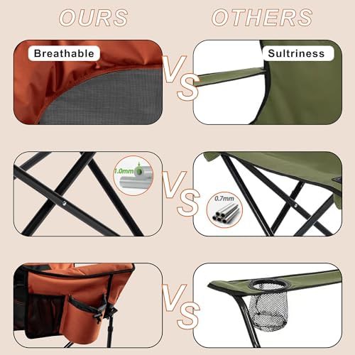 XL oversized cooling mesh camping chair — photo 4