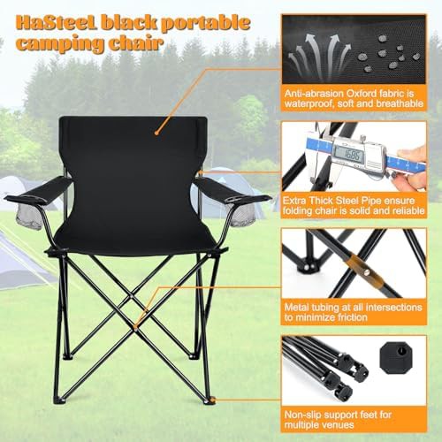 Oversized Folding Lawn Chairs Four Pack — photo 3