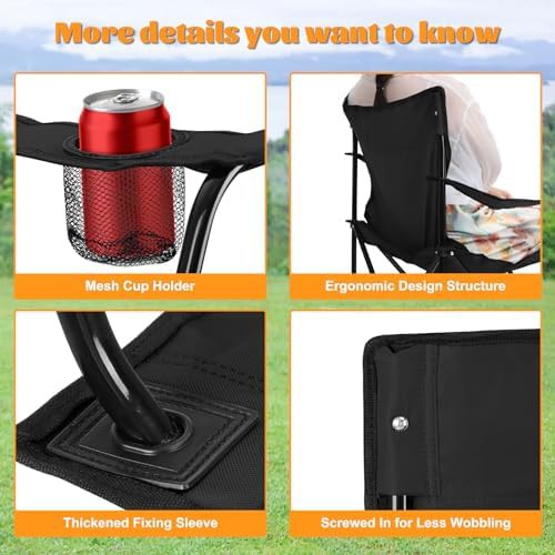 Oversized Folding Lawn Chairs Four Pack — photo 4