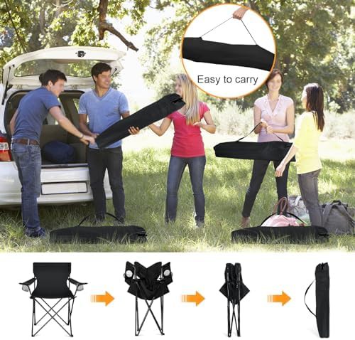 Oversized Folding Lawn Chairs Four Pack — photo 5