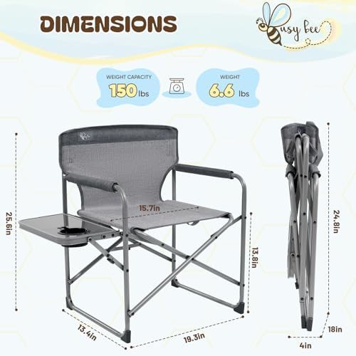 Kids Director Chair with Side Table — photo 3