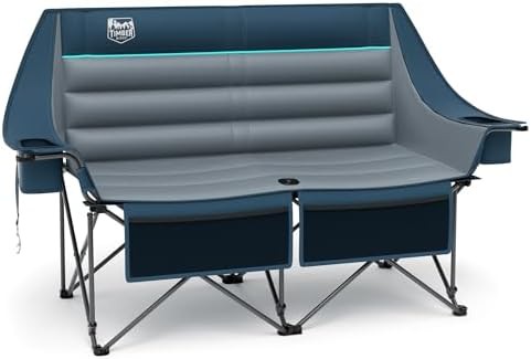 Double camping chair heavy duty outdoor