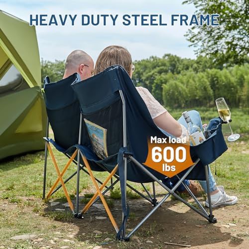 Double camping chair heavy duty outdoor — photo 4