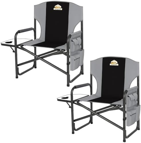 Colegence heavy duty steel frame director chair 600 lb