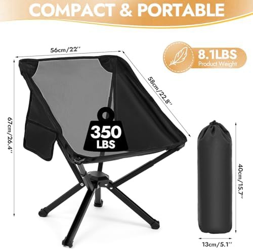 Lightweight Backpacking Chair Two Pack — photo 3