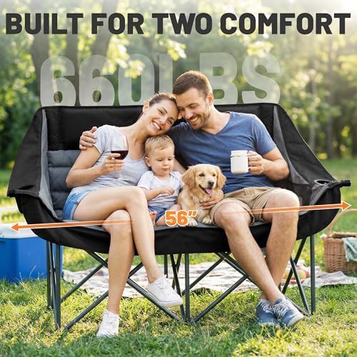 Extra Large Double Padded Camping Chair — photo 4