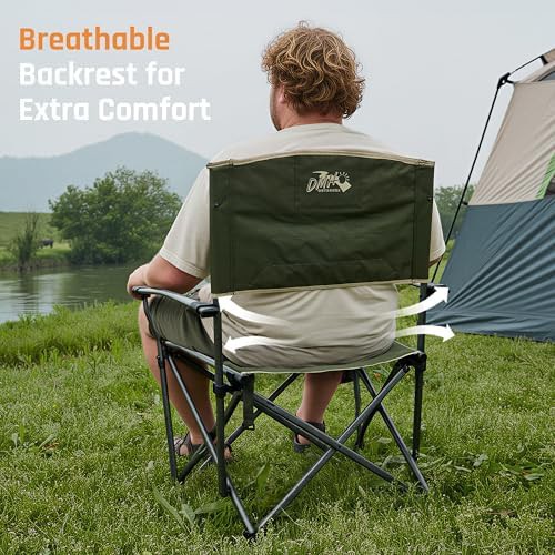 Oversized Heavy Duty Camping Chairs Two Pack — photo 5