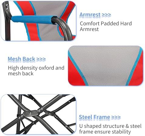 Oversized rocking director chair for outdoor patio — photo 4