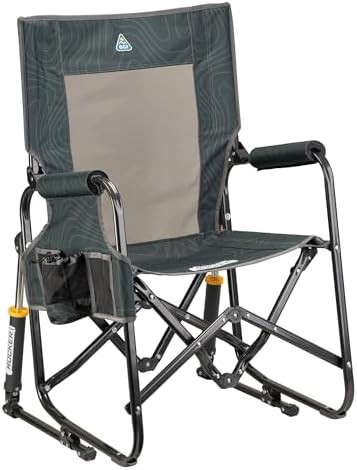 Stowaway rocker with hunter topo pattern