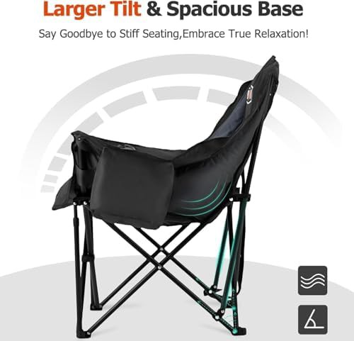 Oversized xl camping chair for adults — photo 5