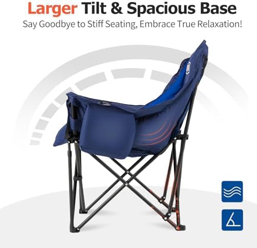 Heavy duty XL camping chair — photo 5